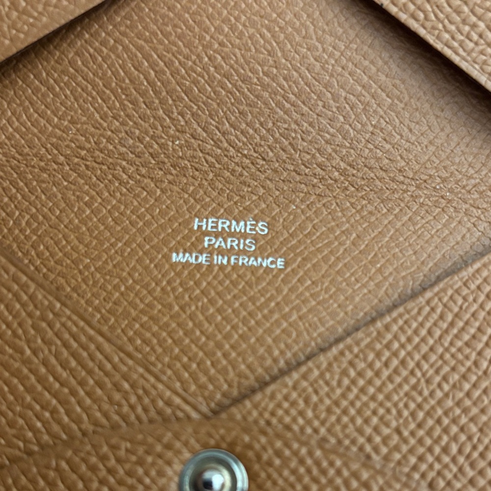Hermès Calvi Card Holder “Gold” SLG - Picture 2 of 4
